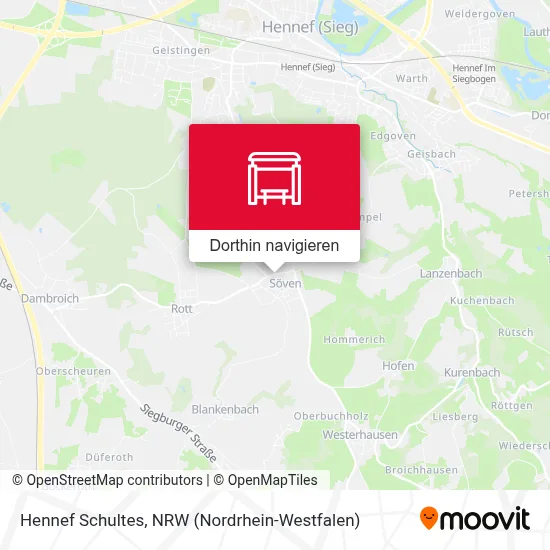 Hennef Schultes Karte