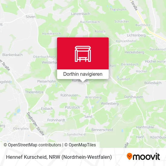 Hennef Kurscheid Karte