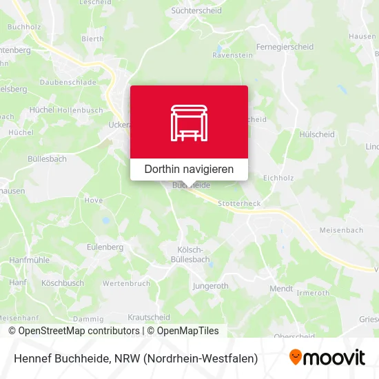 Hennef Buchheide Karte