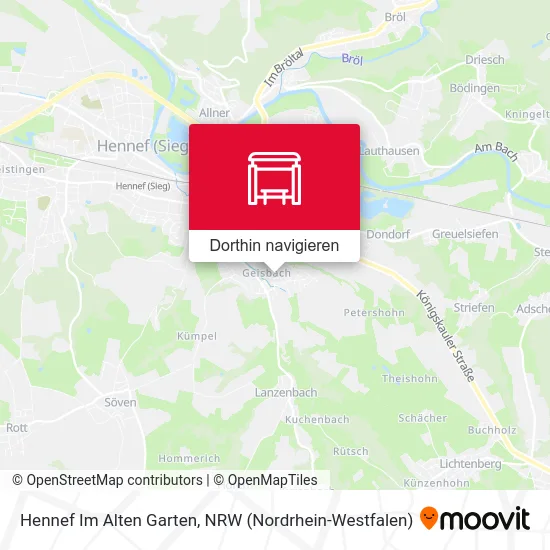 Hennef Im Alten Garten Karte