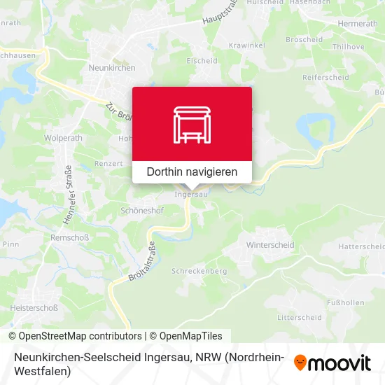 Neunkirchen-Seelscheid Ingersau Karte
