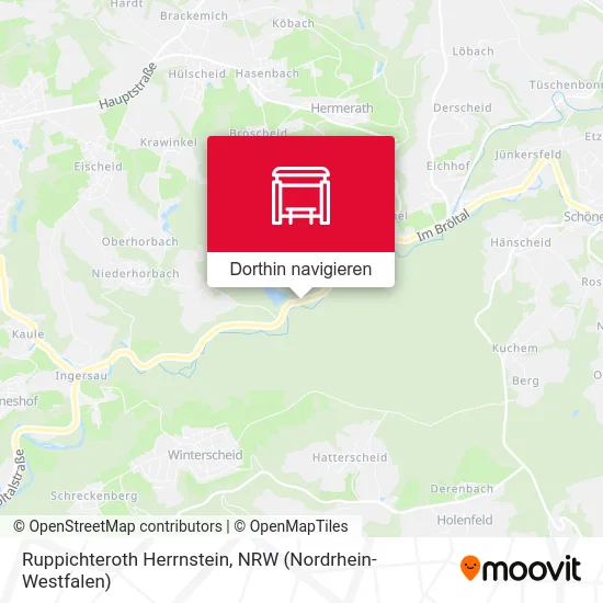 Ruppichteroth Herrnstein Karte