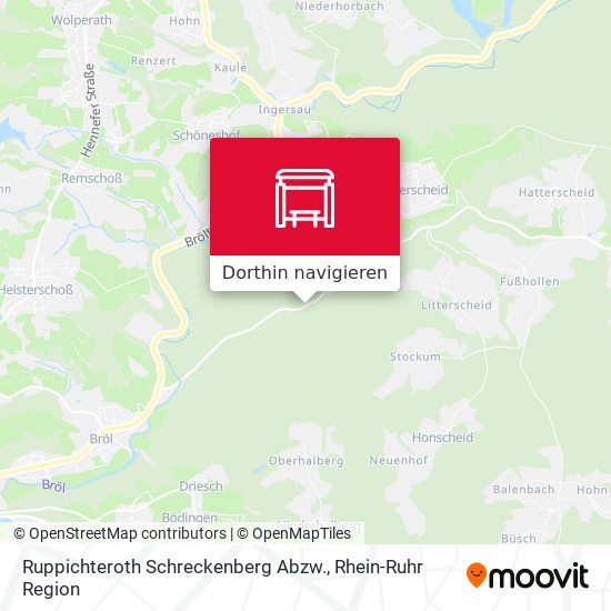 Ruppichteroth Schreckenberg Abzw. Karte