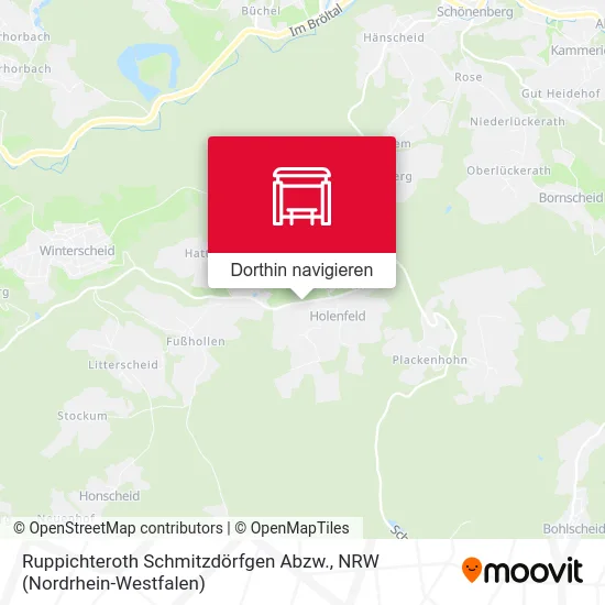 Ruppichteroth Schmitzdörfgen Abzw. Karte