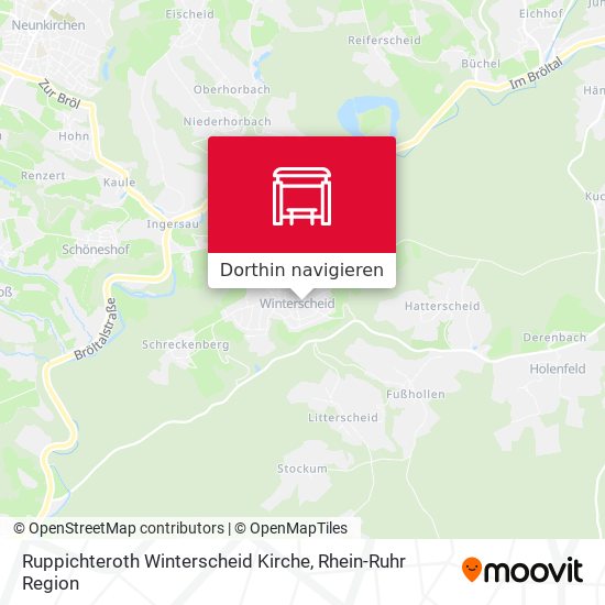Ruppichteroth Winterscheid Kirche Karte