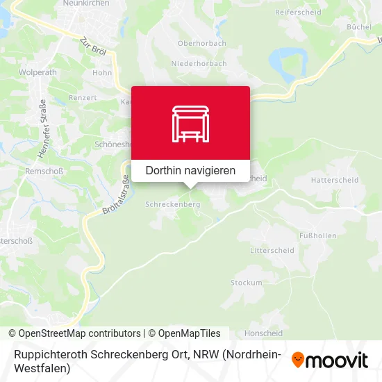 Ruppichteroth Schreckenberg Ort Karte