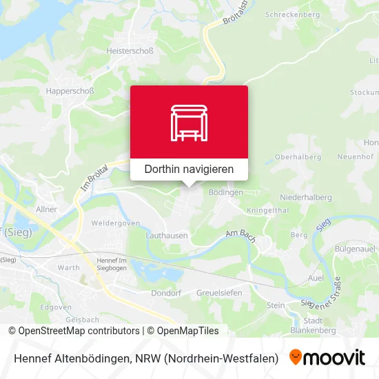 Hennef Altenbödingen Karte