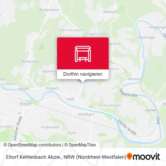 Eitorf Kehlenbach Abzw. Karte
