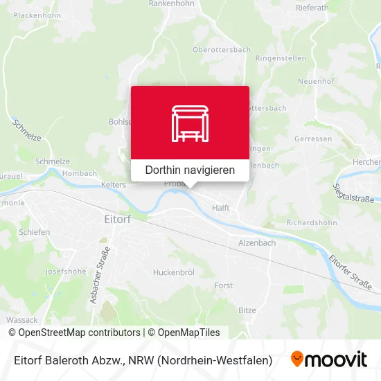 Eitorf Baleroth Abzw. Karte