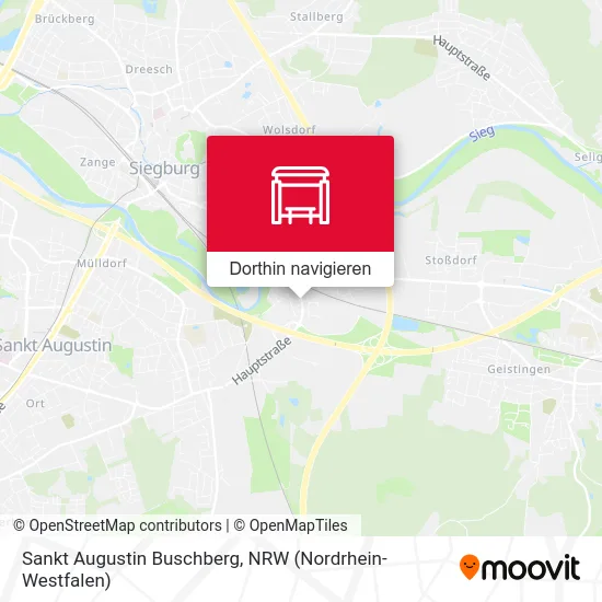 Sankt Augustin Buschberg Karte