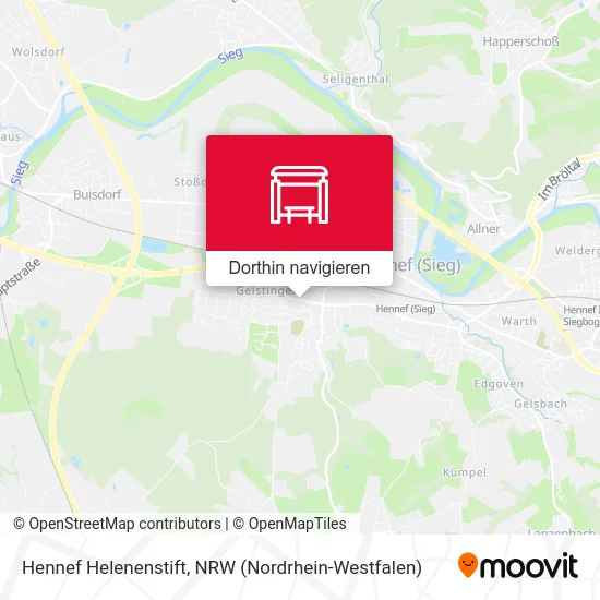 Hennef Helenenstift Karte