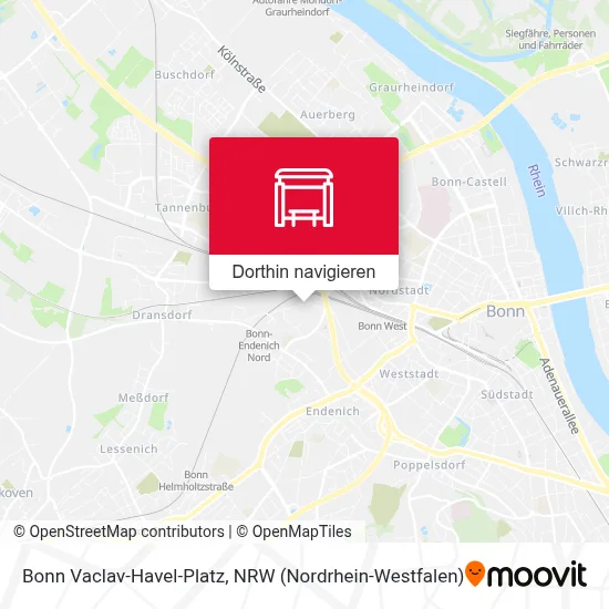 Bonn Vaclav-Havel-Platz Karte