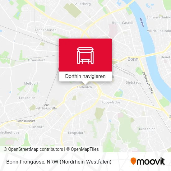 Bonn Frongasse Karte