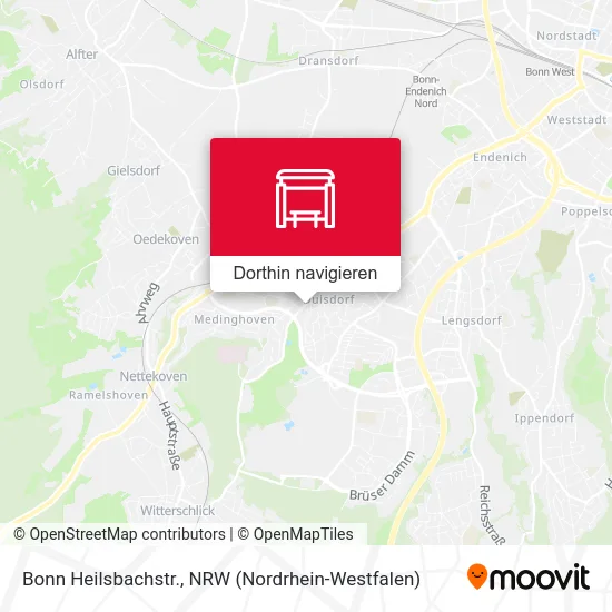 Bonn Heilsbachstr. Karte