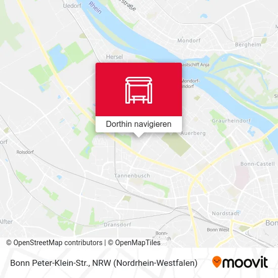 Bonn Peter-Klein-Str. Karte