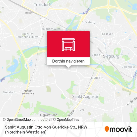 Sankt Augustin Otto-Von-Guericke-Str. Karte