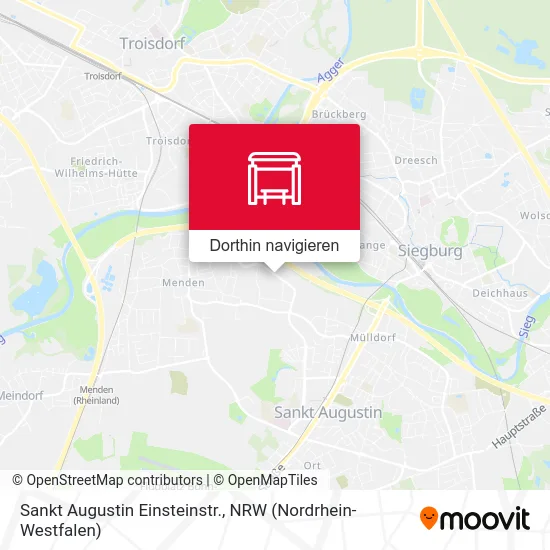 Sankt Augustin Einsteinstr. Karte