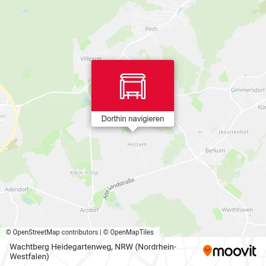 Wachtberg Heidegartenweg Karte