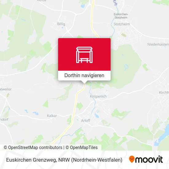 Euskirchen Grenzweg Karte