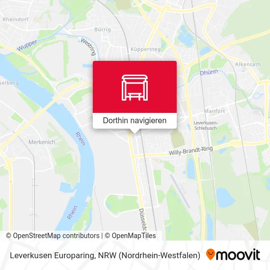 Leverkusen Europaring Karte