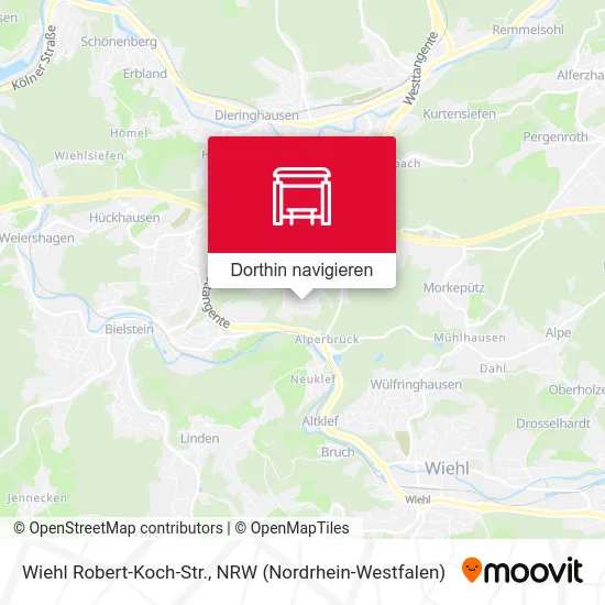 Wiehl Robert-Koch-Str. Karte