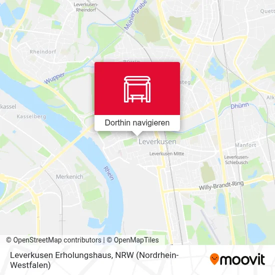Leverkusen Erholungshaus Karte