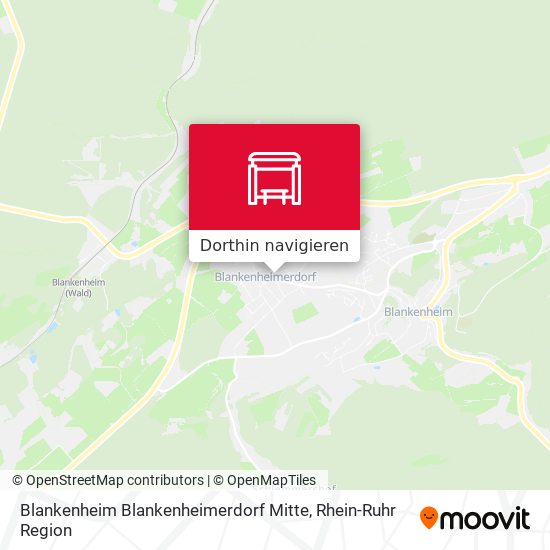 Blankenheim Blankenheimerdorf Mitte Karte