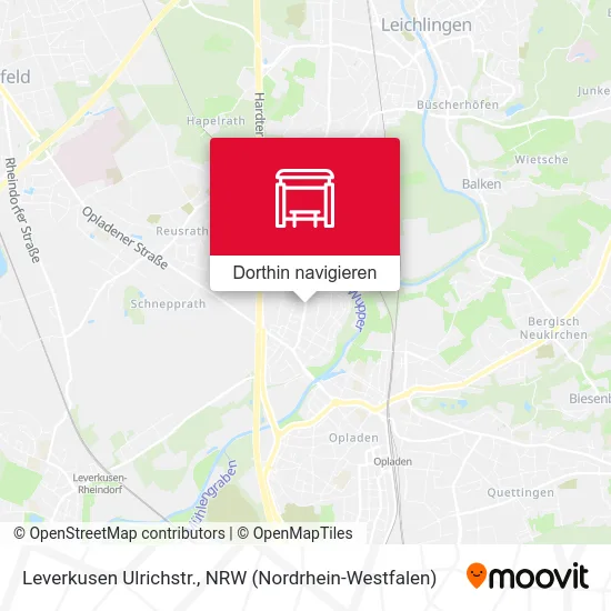 Leverkusen Ulrichstr. Karte