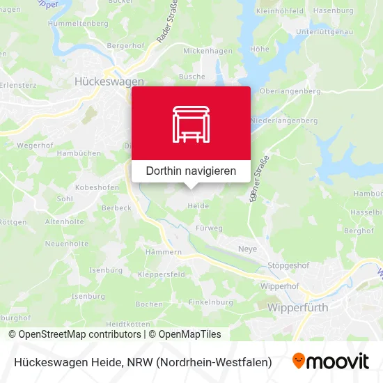 Hückeswagen Heide Karte