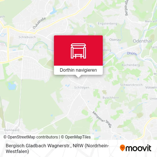 Bergisch Gladbach Wagnerstr. Karte