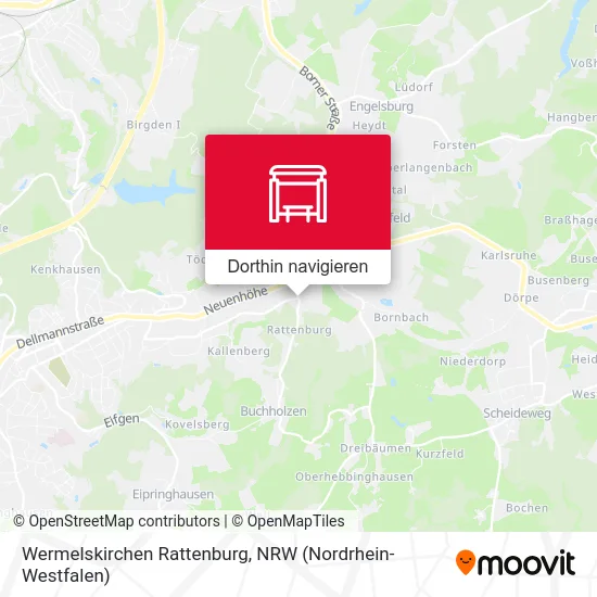 Wermelskirchen Rattenburg Karte