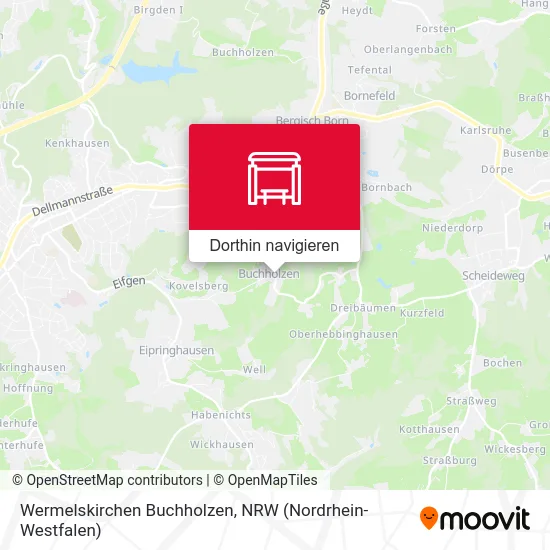 Wermelskirchen Buchholzen Karte