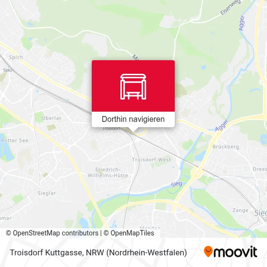 Troisdorf Kuttgasse Karte