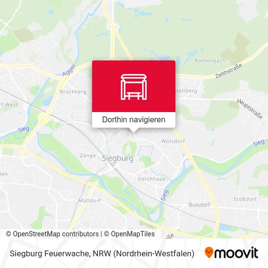 Siegburg Feuerwache Karte