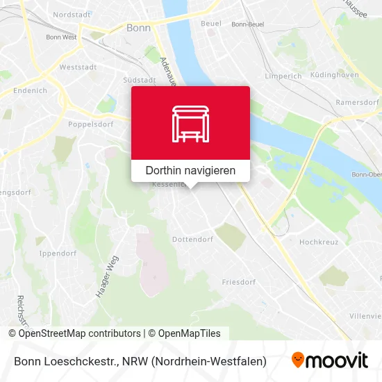 Bonn Loeschckestr. Karte