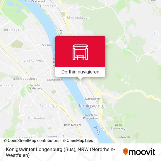 Königswinter Longenburg (Bus) Karte