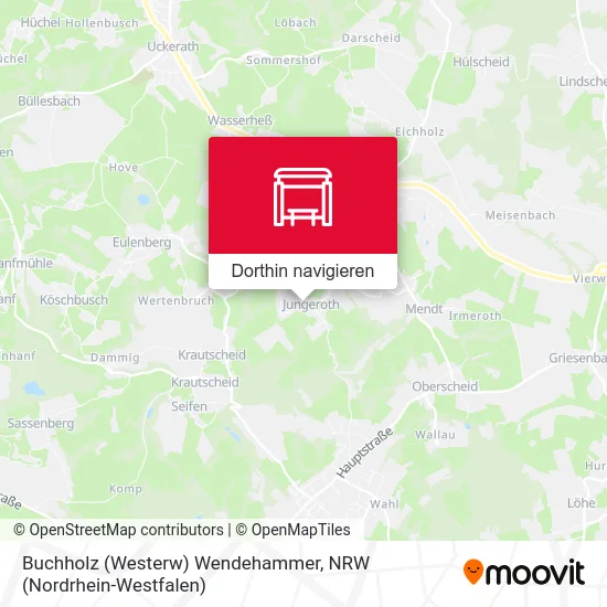 Buchholz (Westerw) Wendehammer Karte