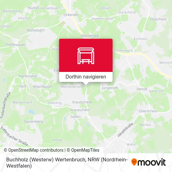 Buchholz (Westerw) Wertenbruch Karte