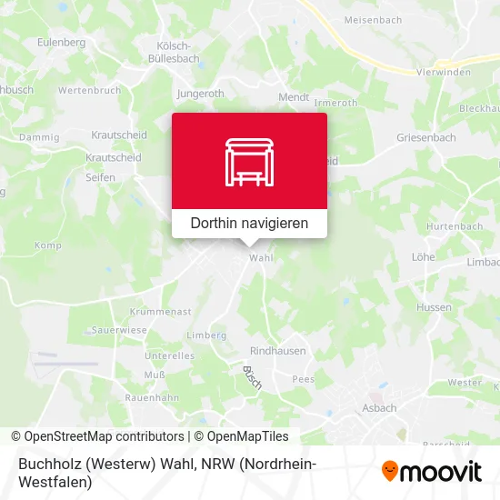 Buchholz (Westerw) Wahl Karte