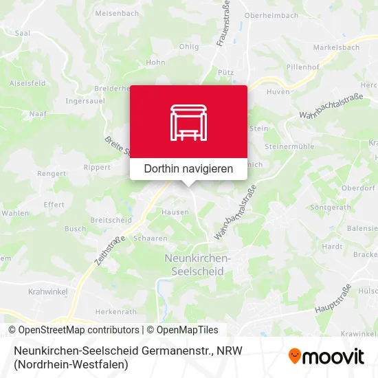 Neunkirchen-Seelscheid Germanenstr. Karte