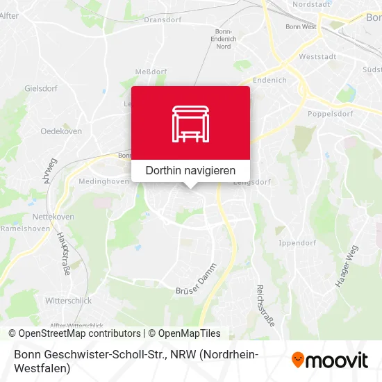 Bonn Geschwister-Scholl-Str. Karte