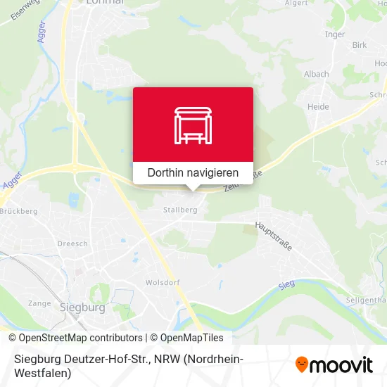 Siegburg Deutzer-Hof-Str. Karte