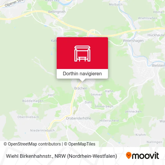 Wiehl Birkenhahnstr. Karte