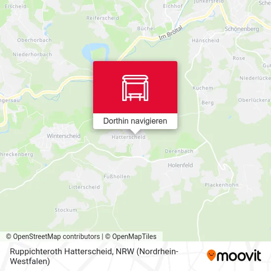 Ruppichteroth Hatterscheid Karte