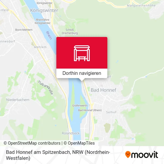 Bad Honnef am Spitzenbach Karte