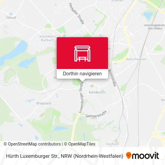 Hürth Luxemburger Str. Karte