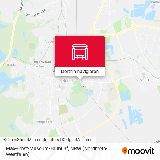 Max-Ernst-Museum/Brühl Bf Karte