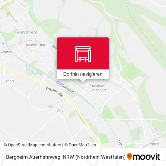 Bergheim Auerhahnweg Karte