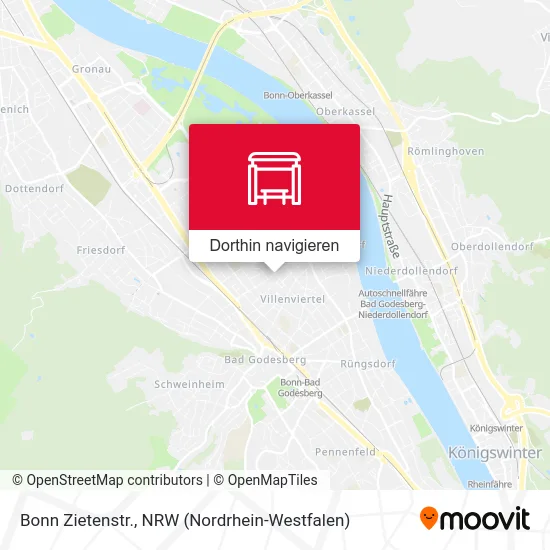 Bonn Zietenstr. Karte