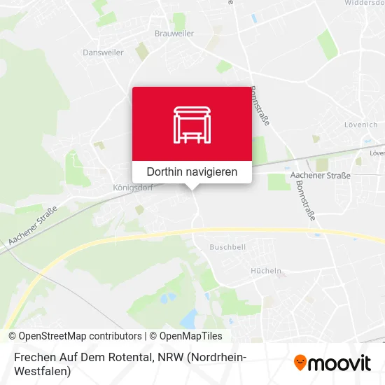 Frechen Auf Dem Rotental Karte